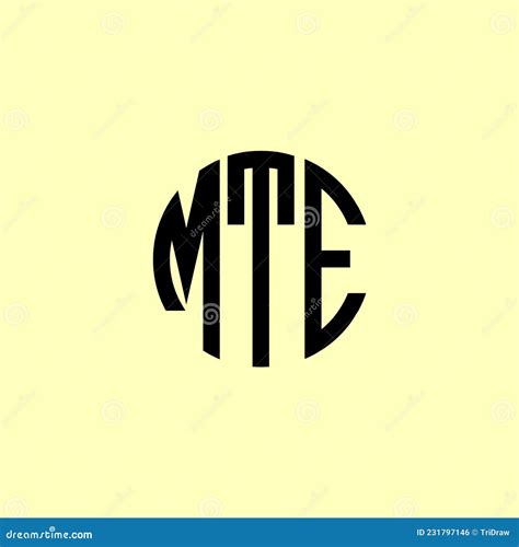 Creative Rounded Initial Letters MTD Logo Stock Vector - Illustration ...