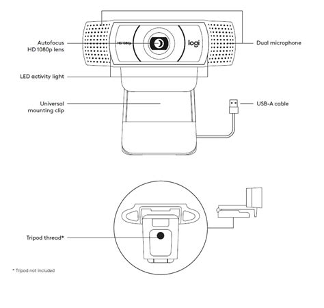 Logitech C Pro Hd Stream Webcam Setup Manual