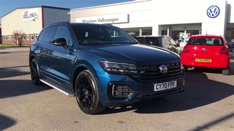 Volkswagen Touareg 30 V6 Tdi 4motion Black Edition Aquamarine Blue Used Car Wrexham