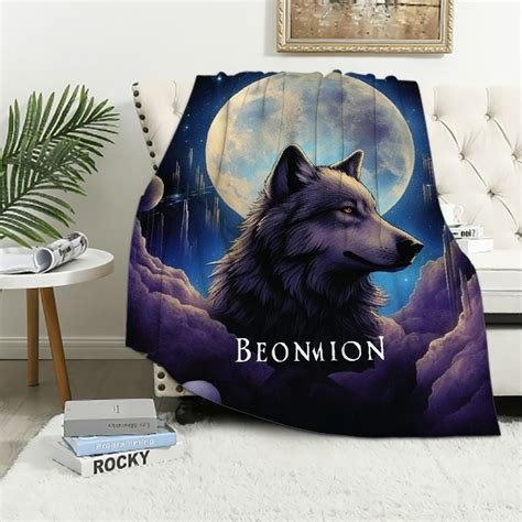 Onetech Wolf Blanket Wolves Ts Name Throws Soft Or Sherpa Blankets