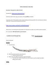 Geol Fossils Haydenreynolds Docx Online Submission Instruction