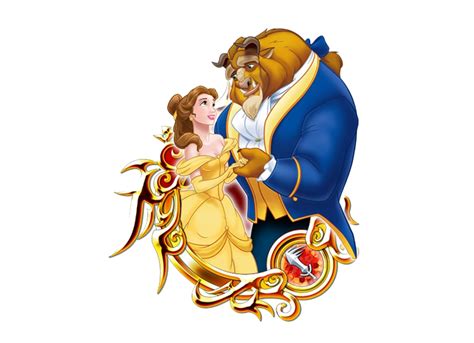 Beauty and the Beast Animated Fairy Tale Romance HD PNG | PNG All