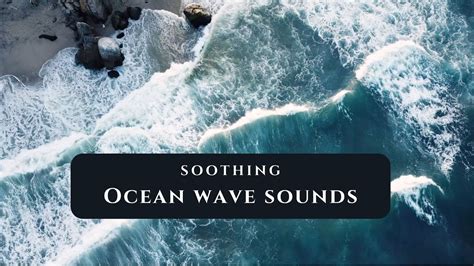 Calming soothing ocean waves sound | SCREENSAVER - YouTube