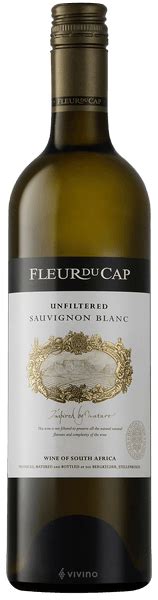 Fleur Du Cap Unfiltered Sauvignon Blanc Vivino