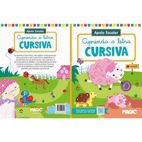 Livro Cartilha Letra Cursiva 48pgs Ciranda No Shoptime