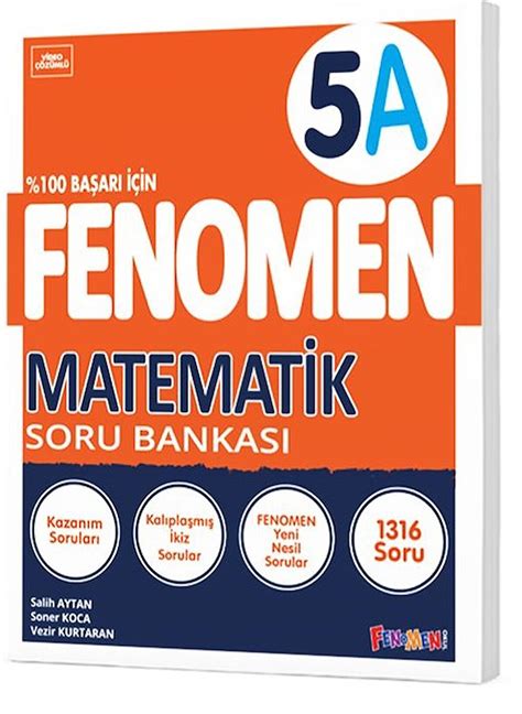 Fenomen Okul S N F Matematik A Soru Bankas Yeni Nesile Kolay Ge I