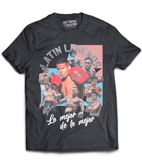 Latin Legends Tribute Shirt (Black) – The Retro Collection