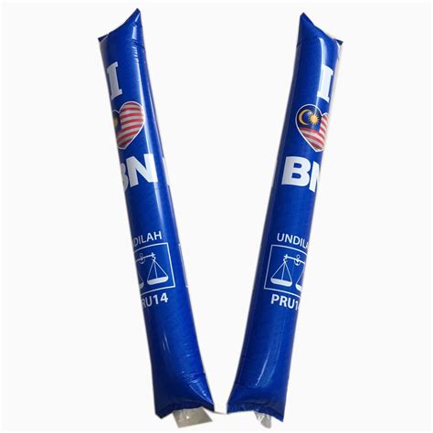 Custom Pe Inflatable Cheering Thunder Stick Bambams Noise Makers