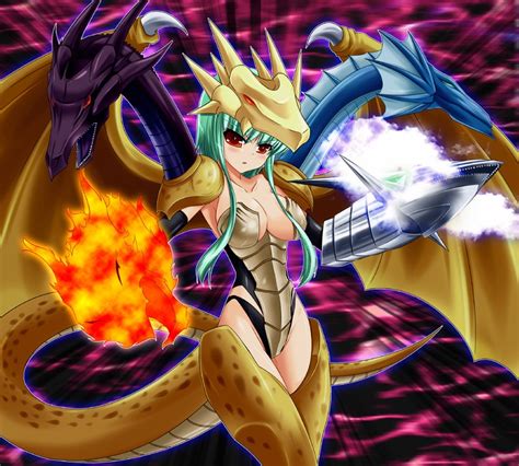 Five Headed Dragon Yu Gi Oh Drawn By Bunji Danbooru