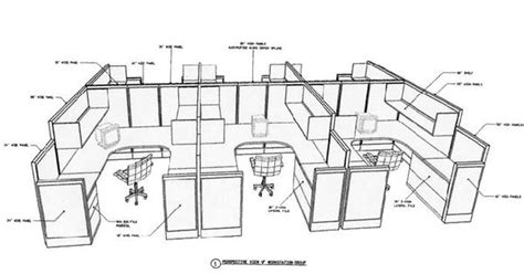 Office Cubicle Layout | Minimalis