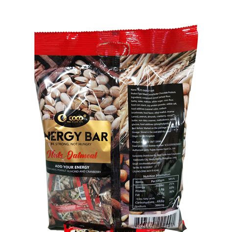 coco energy bar coco food