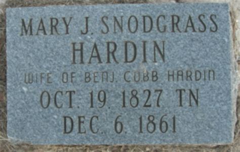 Fotos Van Mary Jane Snodgrass Hardin Find A Grave Gedenkplek