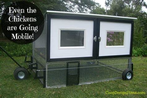 Setup A Mobile Chicken Coop And Free Range Those Birds