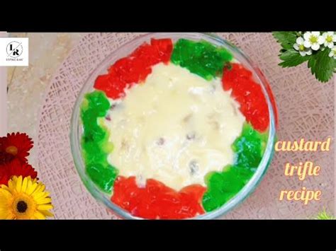 Custard Trifle Recipe Trifle Custard Banane Ka Tarika YouTube