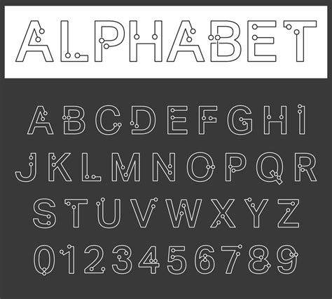 Free Font Alphabet Letters