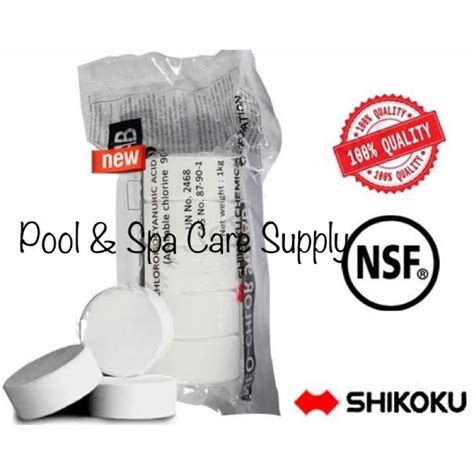 MPCare 1 PACK Chlorine Tablets For Swimming Pool TCCA 90 Japan Origin