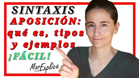 Aposición qué es tipos y ejercicio práctico sintaxis con Trucos y