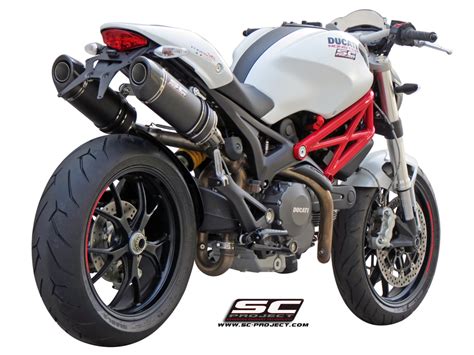 Ducati Monster 696 796 1100 Oval Exhaust By SC Project