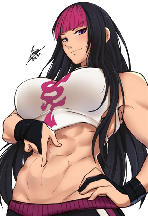 Rule 34 Abs Airisubaka Biceps Big Breasts Bracelets Colored Hi Res