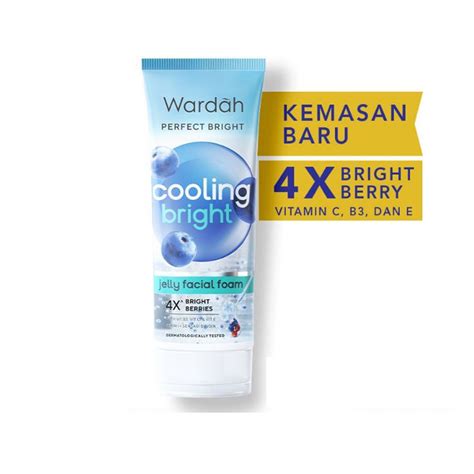 Jual Wardah Perfect Bright Cooling Bright Jelly Facial Foam 100ml