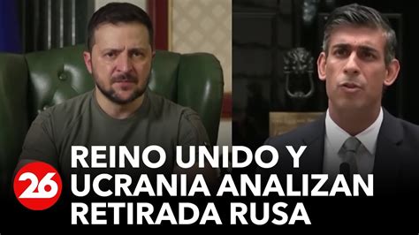 Sunak Y Zelenski Abogan Por La Cautela Ante La Retirada Rusa De