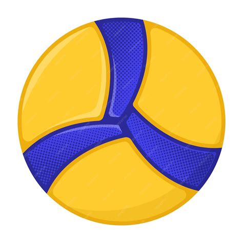 Premium Vector Volleyball Ball Flat Icon Vector Illustration