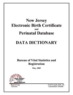 Blank New Jersey Birth Certificate - Fill Online, Printable, Fillable ...