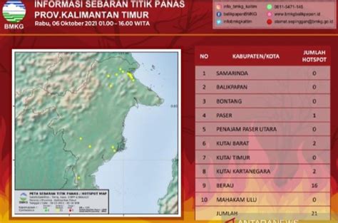 21 Titik Panas Terdeteksi Di Kalimantan Timur Okezone News