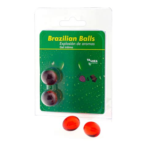 Bolas brasileñas de gel íntimo con aroma Taloka 2 bolas por 5 50