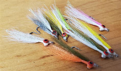 Clouser Minnow Selection #2 - 8 Different Color Patterns – Baxter House ...