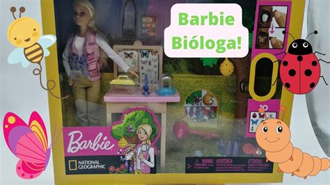 Unboxing Barbie Biologa Cuidadora De Mariposas Entomologista You