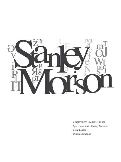 stanley morison  tipografia libros