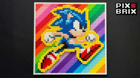 Sonic The Hedgehog D Pixel Art Pix Brix Instructions Youtube