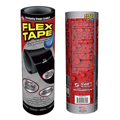 Fita Adesiva Flex Tape a Vazamentos Cola Tudo Prova D Água Piscinas