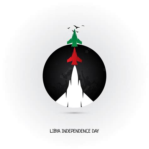 Premium Vector | Libya independence day. translation - libya, december ...