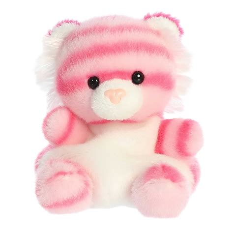 Palm Pals Rose Pink Tiger Zoo Collection Cute Stuffed Animals