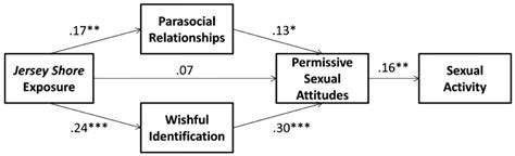 Final Path Model With Permissive Sexual Attitudes And Sexual Activity