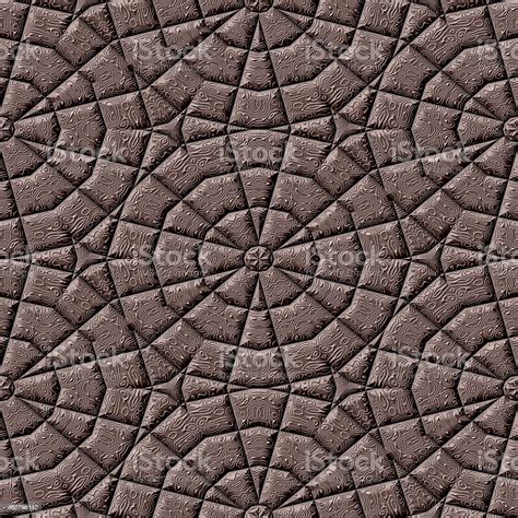 ornasi tekstur trotoar batu berbatu foto stok  gambar