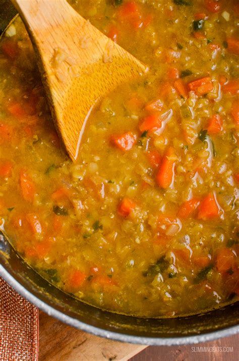 Syn Free Spicy Carrot And Lentil Soup Slimming Eats Weight Watchers