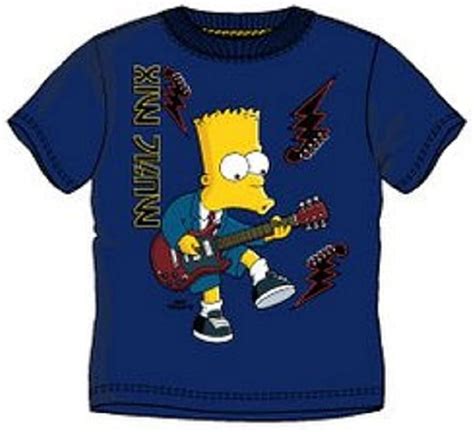 Bart Simpson Shirt Multicolour 4 Years Uk Clothing