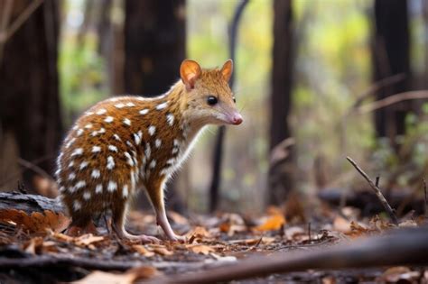 Premium Photo | A quoll in the natural habitat