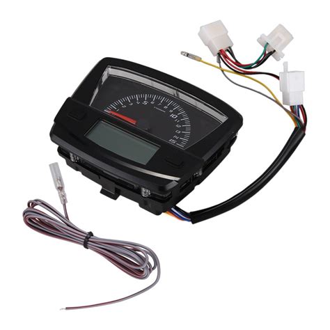 Universal V Digitale Motorrad Oeter Lcd Meter Speeeter Tachometer