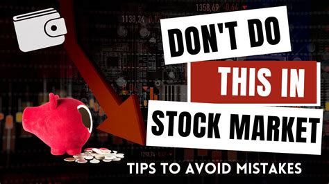 6 Common Mistakes Of Stock Market Biggest Mistakes Investor Trader