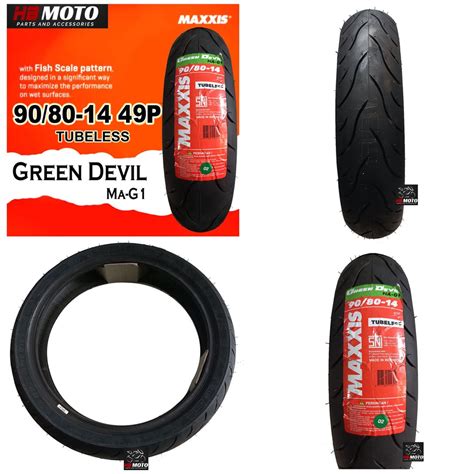 Jual Ban Maxxis GREEN DEVIL MA G1 90 80 14 49P Tubles Matic Maxis GREEN