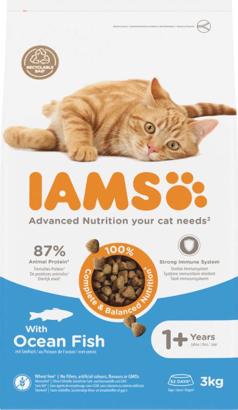 Iams Adult Kattenvoer Met Zeevis Kattenvoer Voordelig