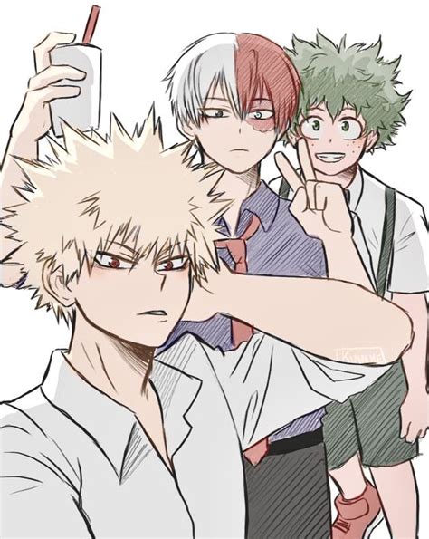 Todobakudeku Selfie My Hero Academia Episodes My Hero Academia Manga