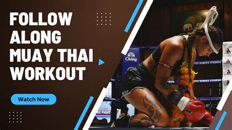 Follow Along Muay Thai Workout YouTube