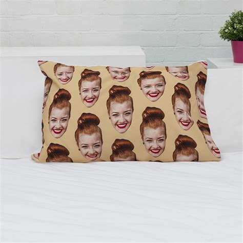 Print Face On Pillow Case. Face Pillow Cover With My Photo