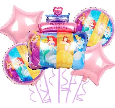 Globos Princesas Metalicos Disney Cumplea Os Unidades Cuotas Sin