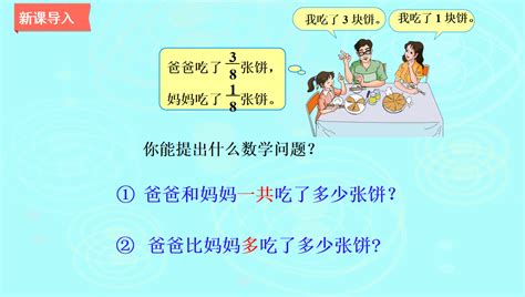 人教版五年级数学下册《同分母分数加减法》课件2五年级数学下册课件奥数网